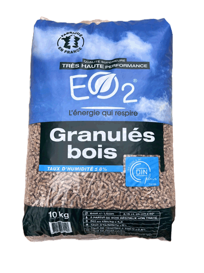 Sac de granulés de bois de 10 kg