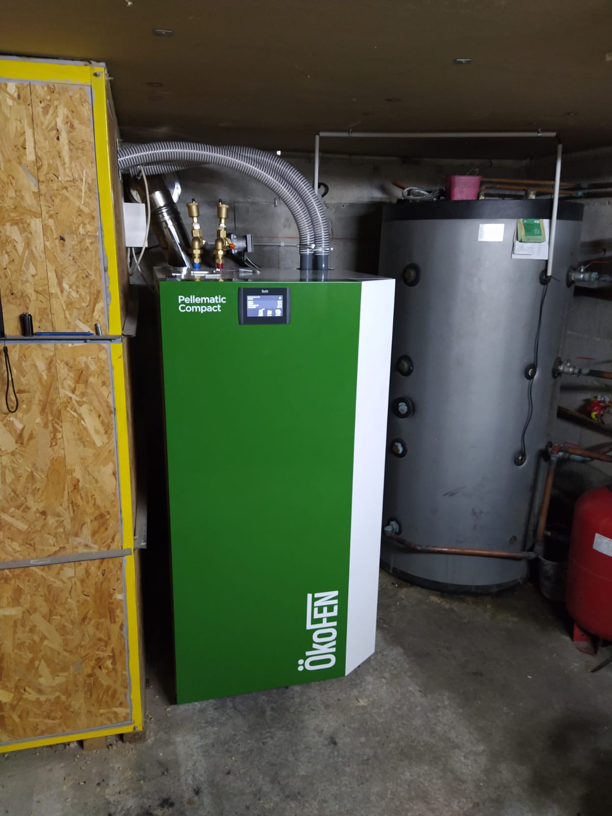 Installation d'une chaudière