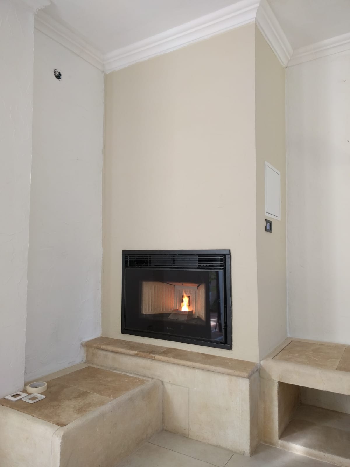 Installation d'un insert de chauffage